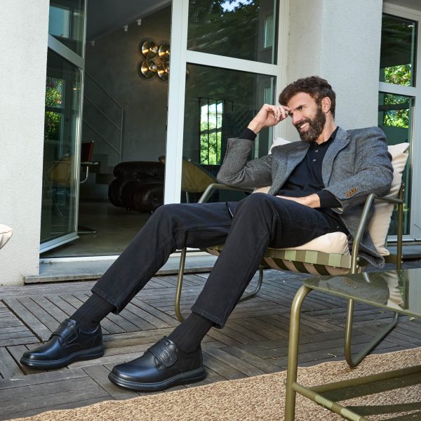 Enval Soft Sneakers con strappo /Nero - Enval Soft