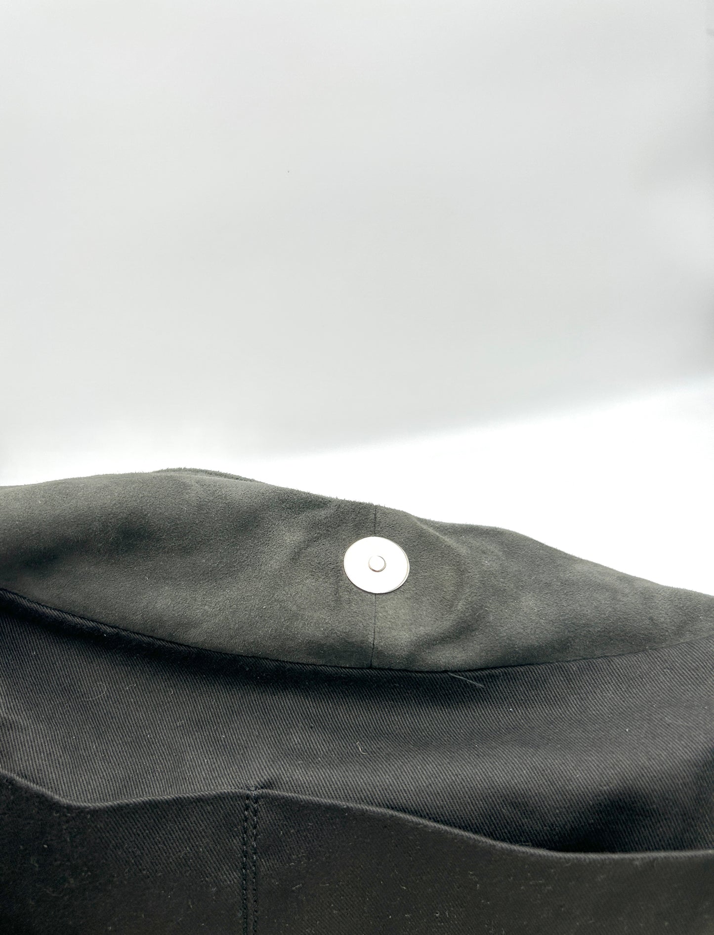 Vic Matie Borsa mezza luna grande da spalla con tracolla - pelle scamosciata - grigio - Vic Matie