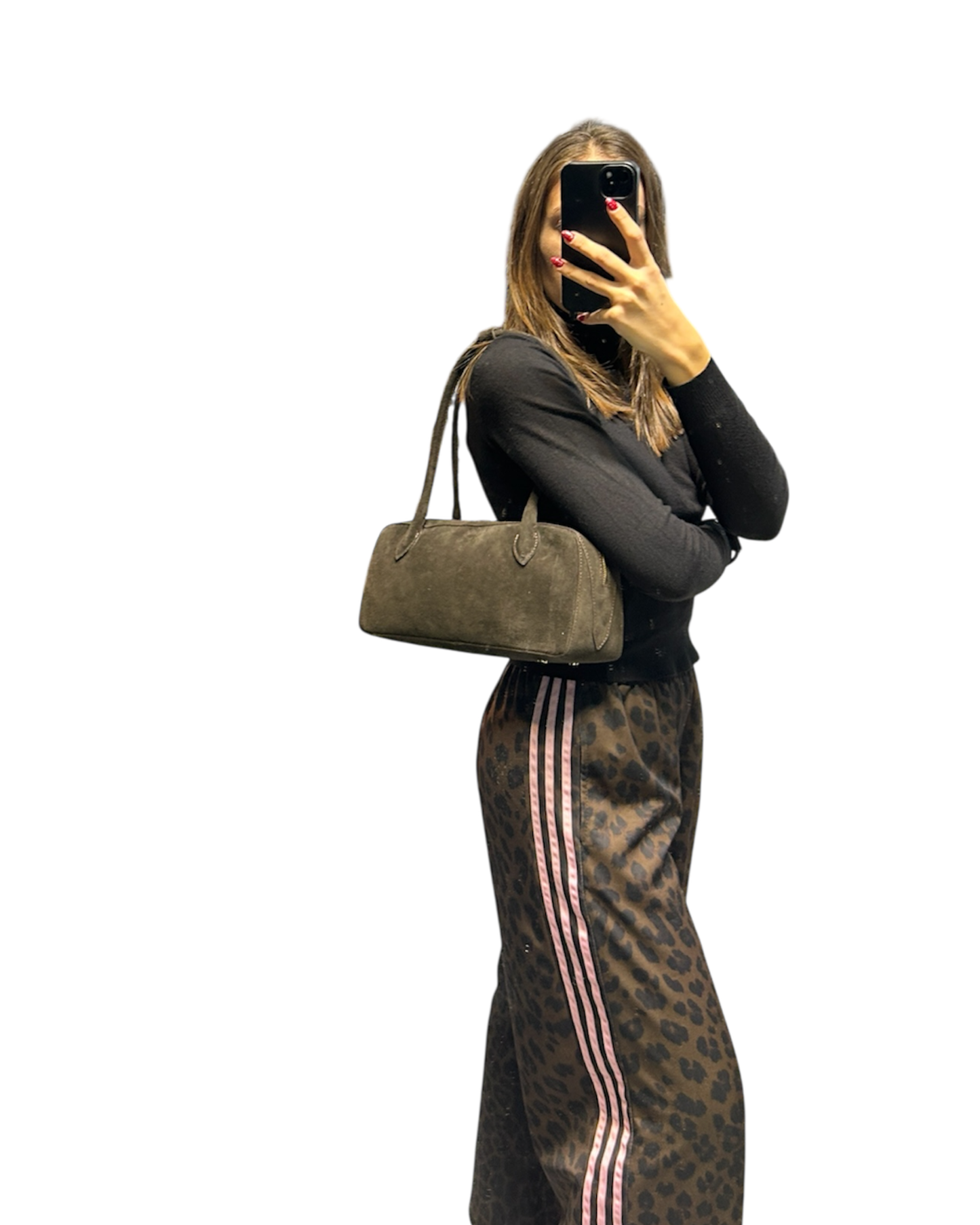 Borsa da Spalla Made in Italy in Vera Pelle – Modello Baguette | Bordeaux, beige e testa di moro - Made In Italy