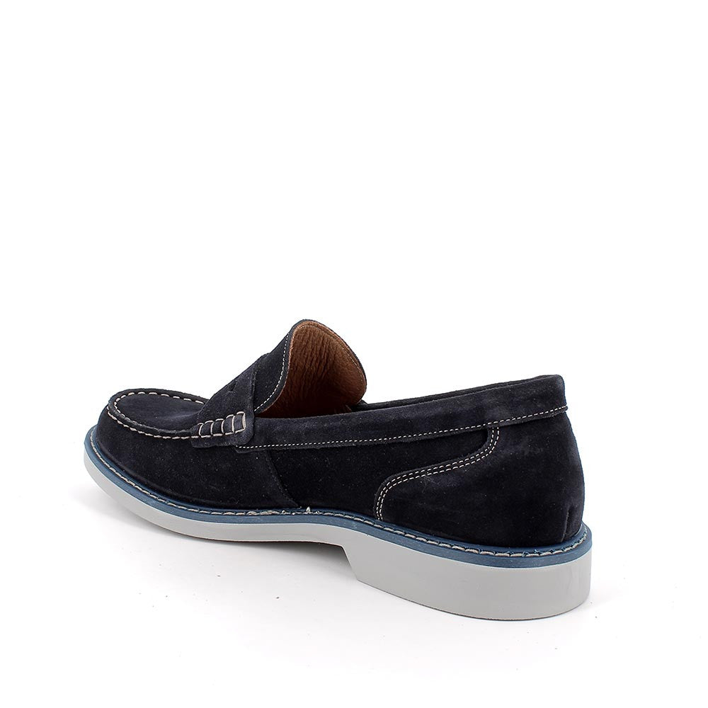 Igi&co Mocassini in pelle scamosciata da uomo - blu - Igi&co