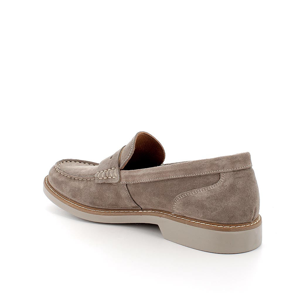 Igi&co Mocassini in pelle scamosciata da uomo - peltro - Igi&co