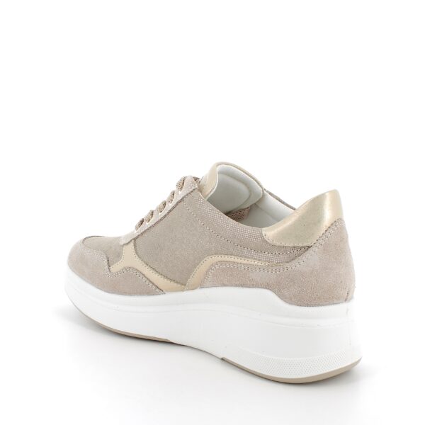 Igi&co Sneaker con zeppa donna visone - beige