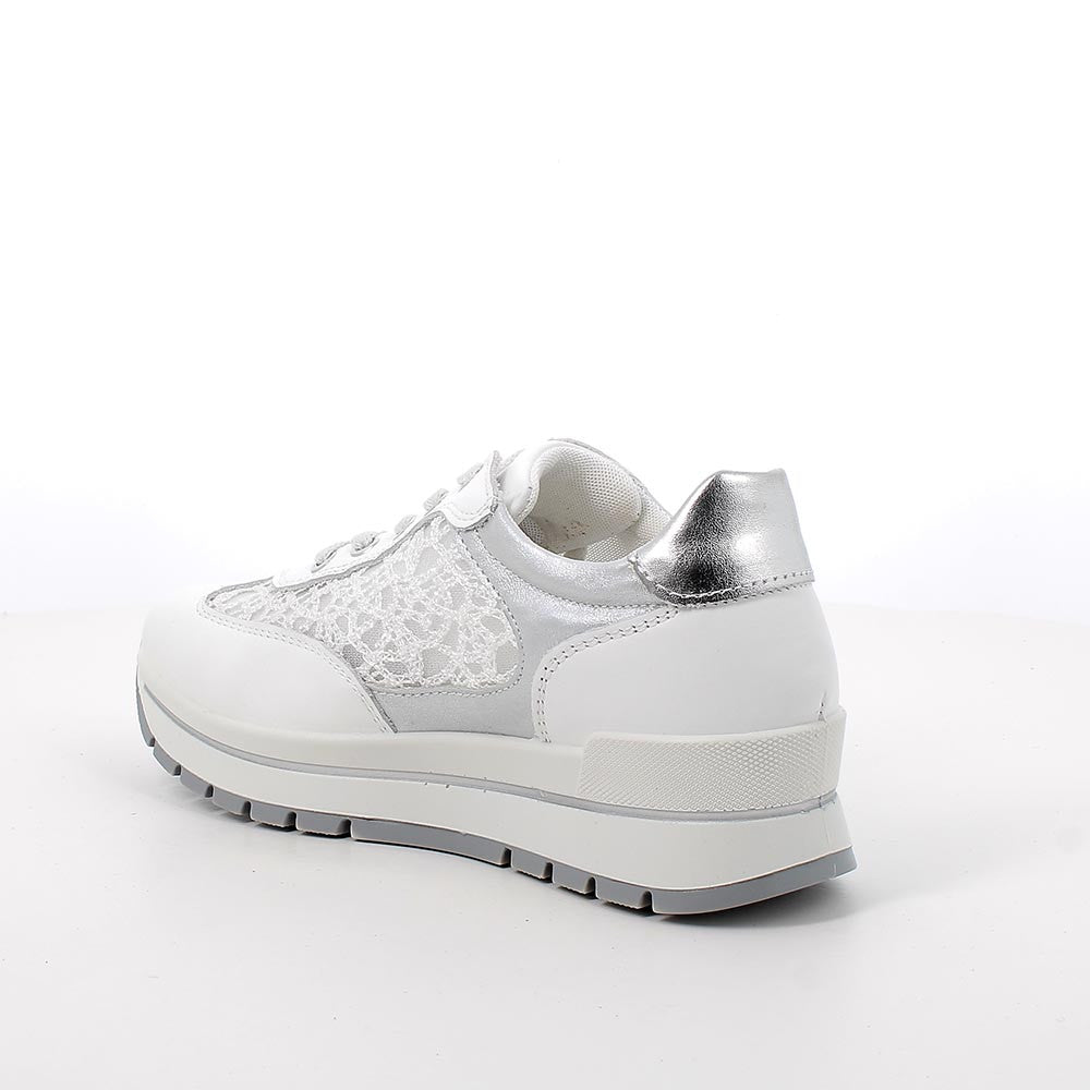 Igi&co Sneakers nappa rete - bianco (memory foam) - Igi&co