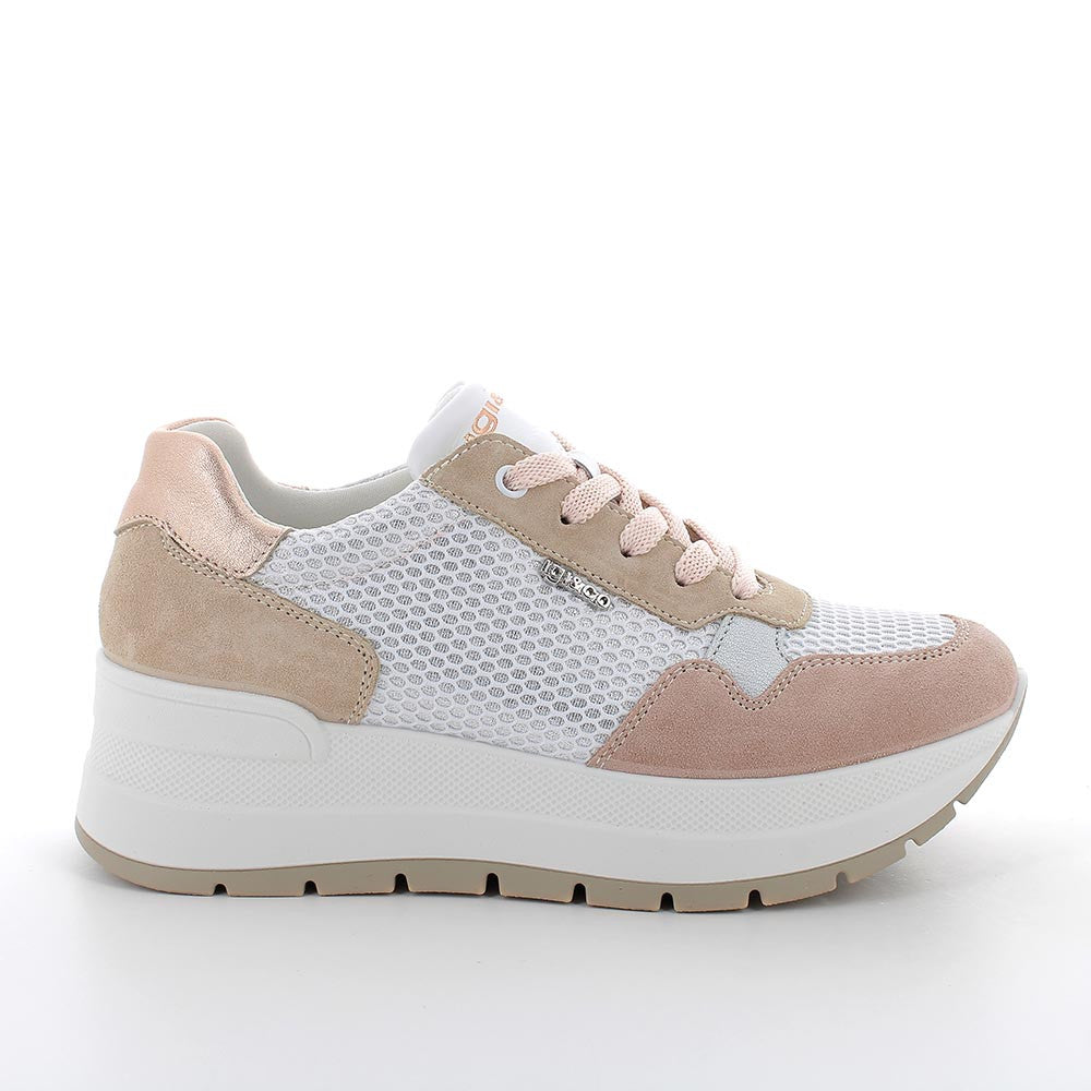 Igi&co Sneakers con zeppa da donna skin - avorio - Igi&co