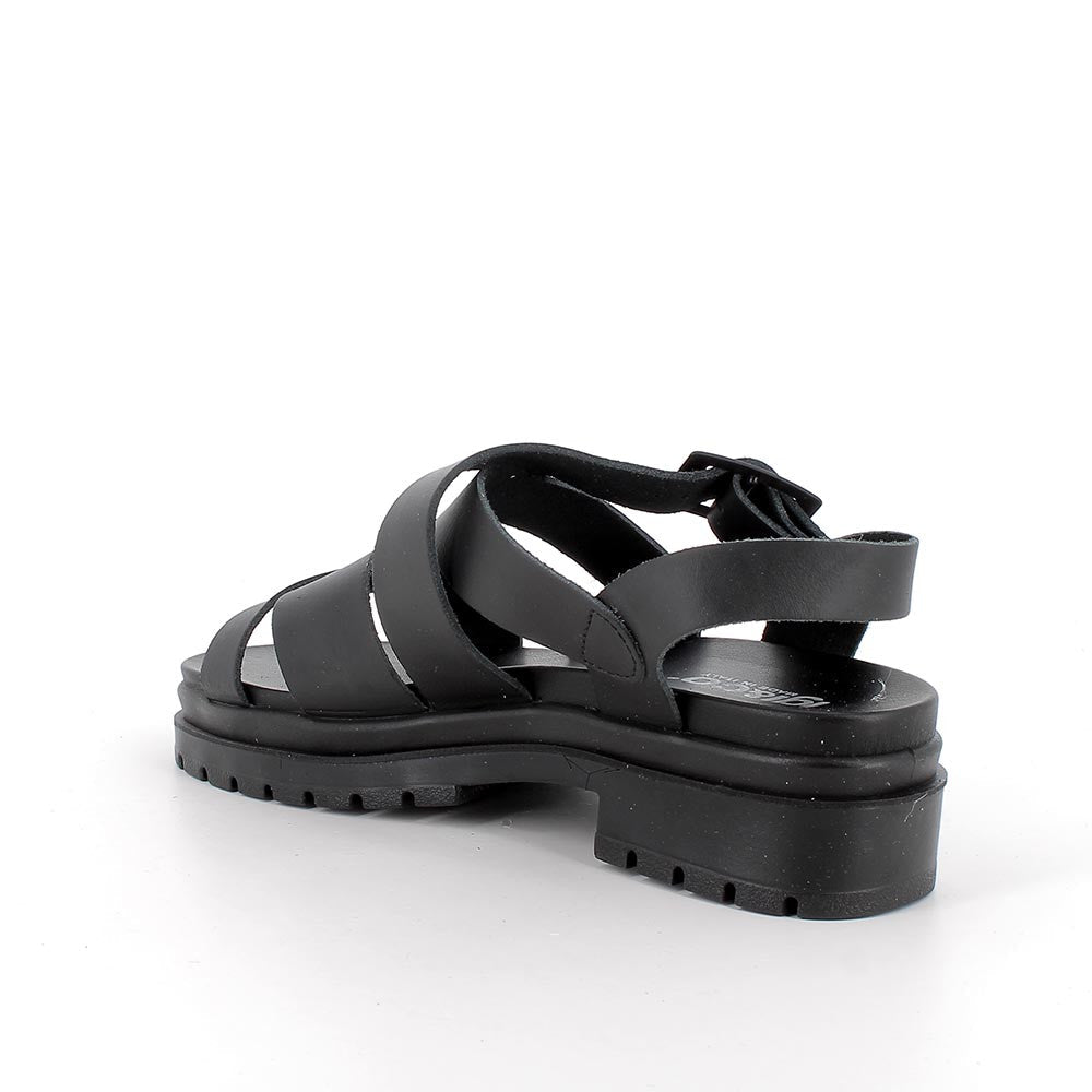 Igi&co Sandali a fasce con tacco in pelle - nubuck nero - Sebastiano Calzature