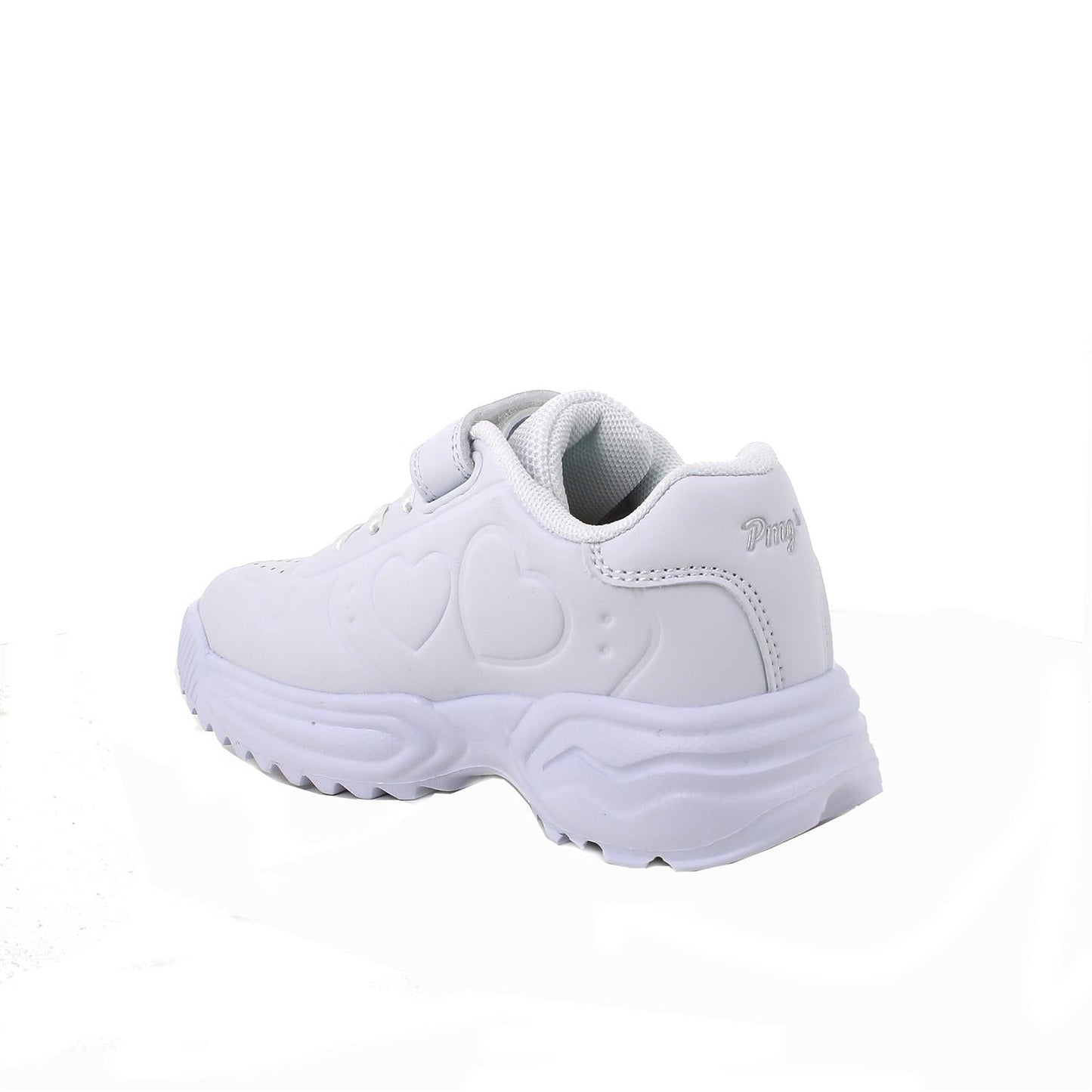 Primigi Sneakers total white chiusura a strappo - Primigi