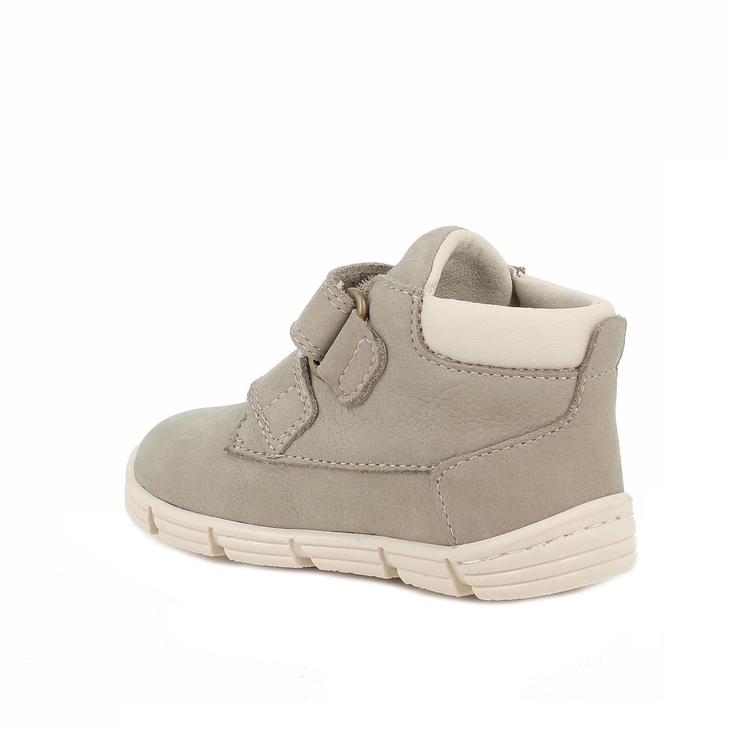 Primigi Scarpa primi passi in vera pelle beige - chiusura a strappo - Primigi