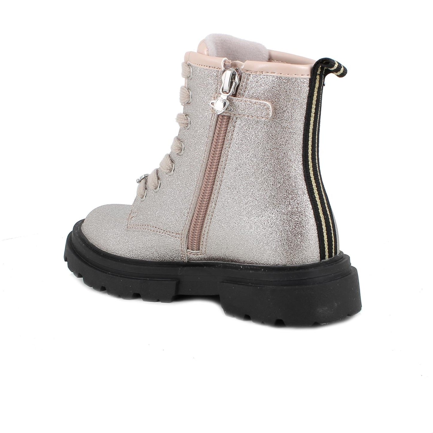 Primigi Stivaletto da bambina chiusura lacci e zip - glitter - Primigi