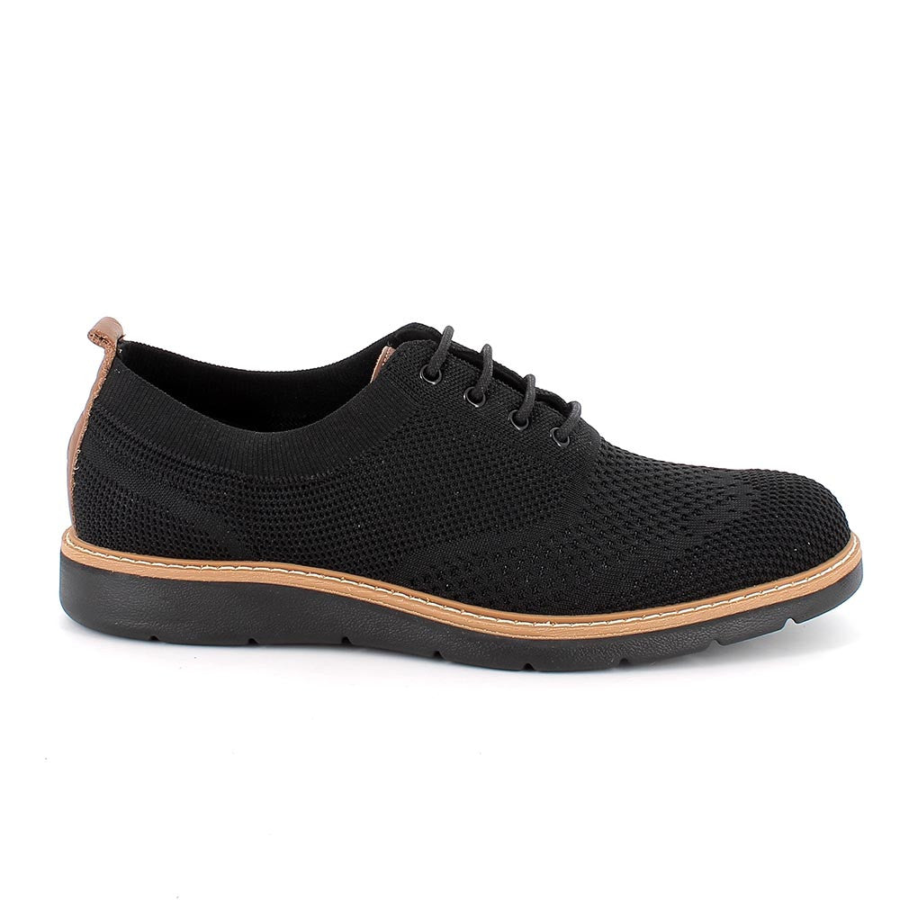 Igi&co Stringate calzino elasticizzato da uomo nero - Igi&co