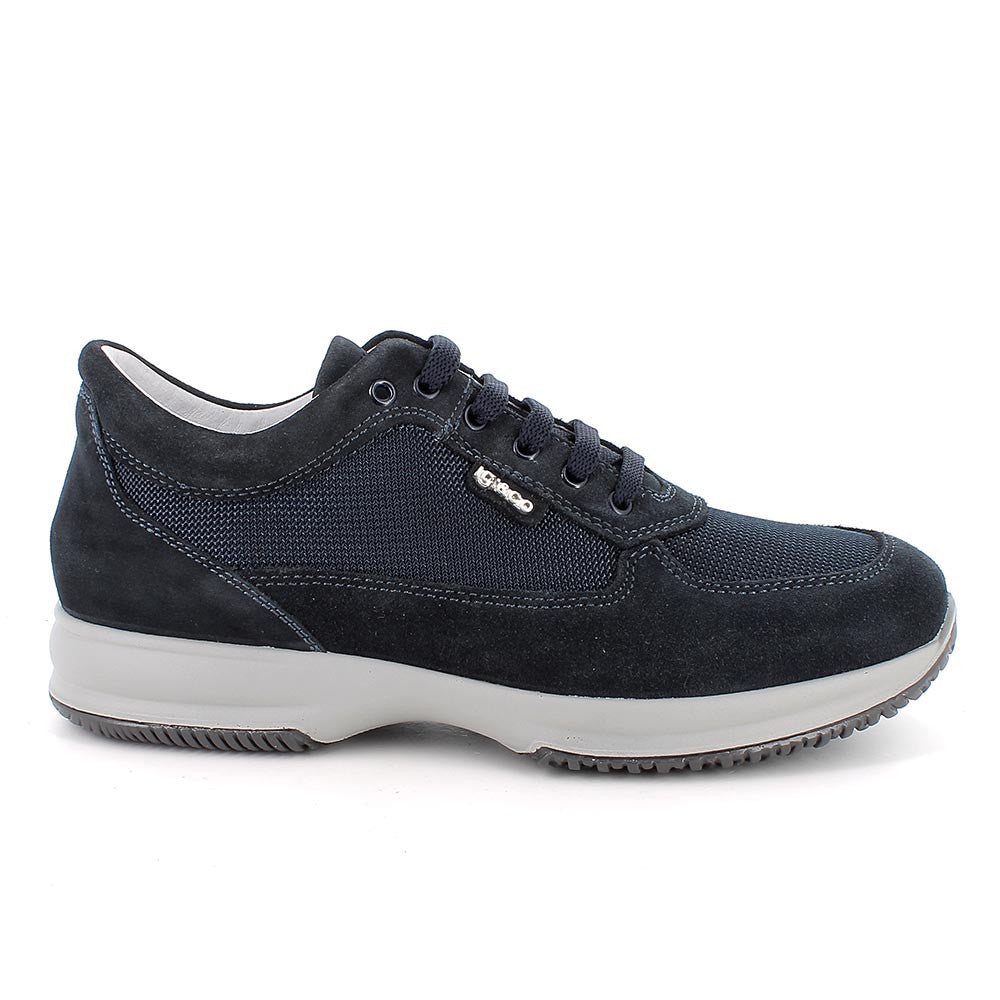 Igi&co Sneakers in tela da uomo, blu - Igi&co