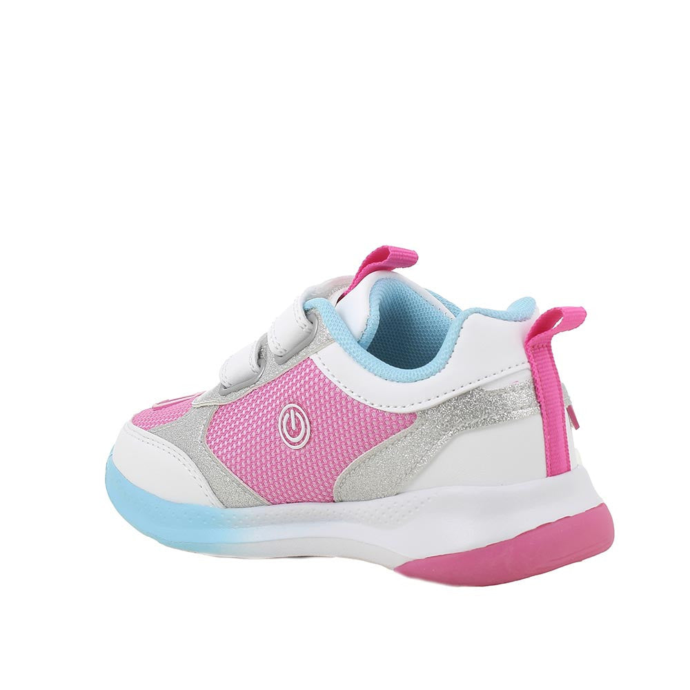 Primigi Sneakers a strappo fuxia e bianco con strap Mermaid Magic - Primigi