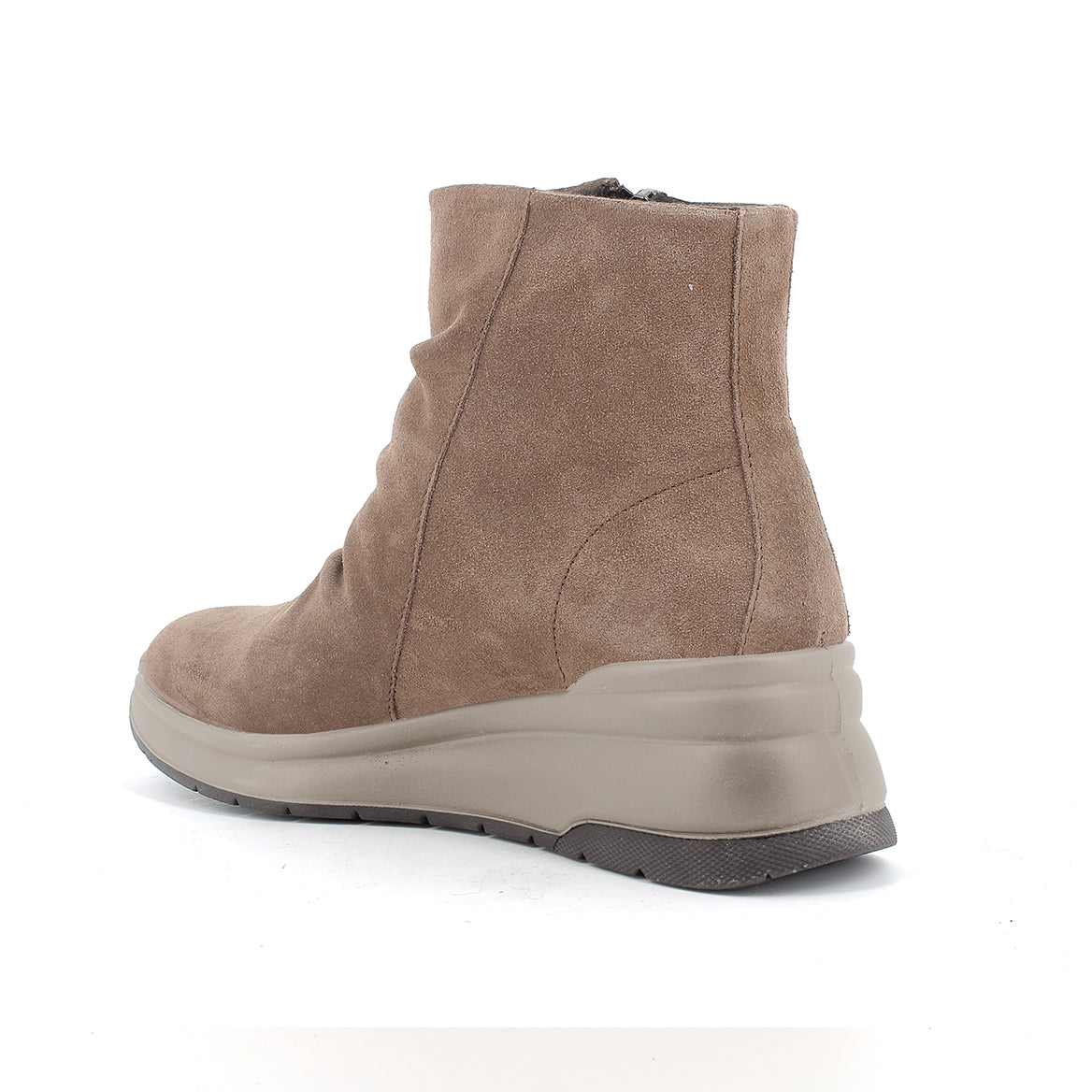Igi&co Stivaletto scamosciato e chiusura zip /Beige (memory foam) - Igi&co