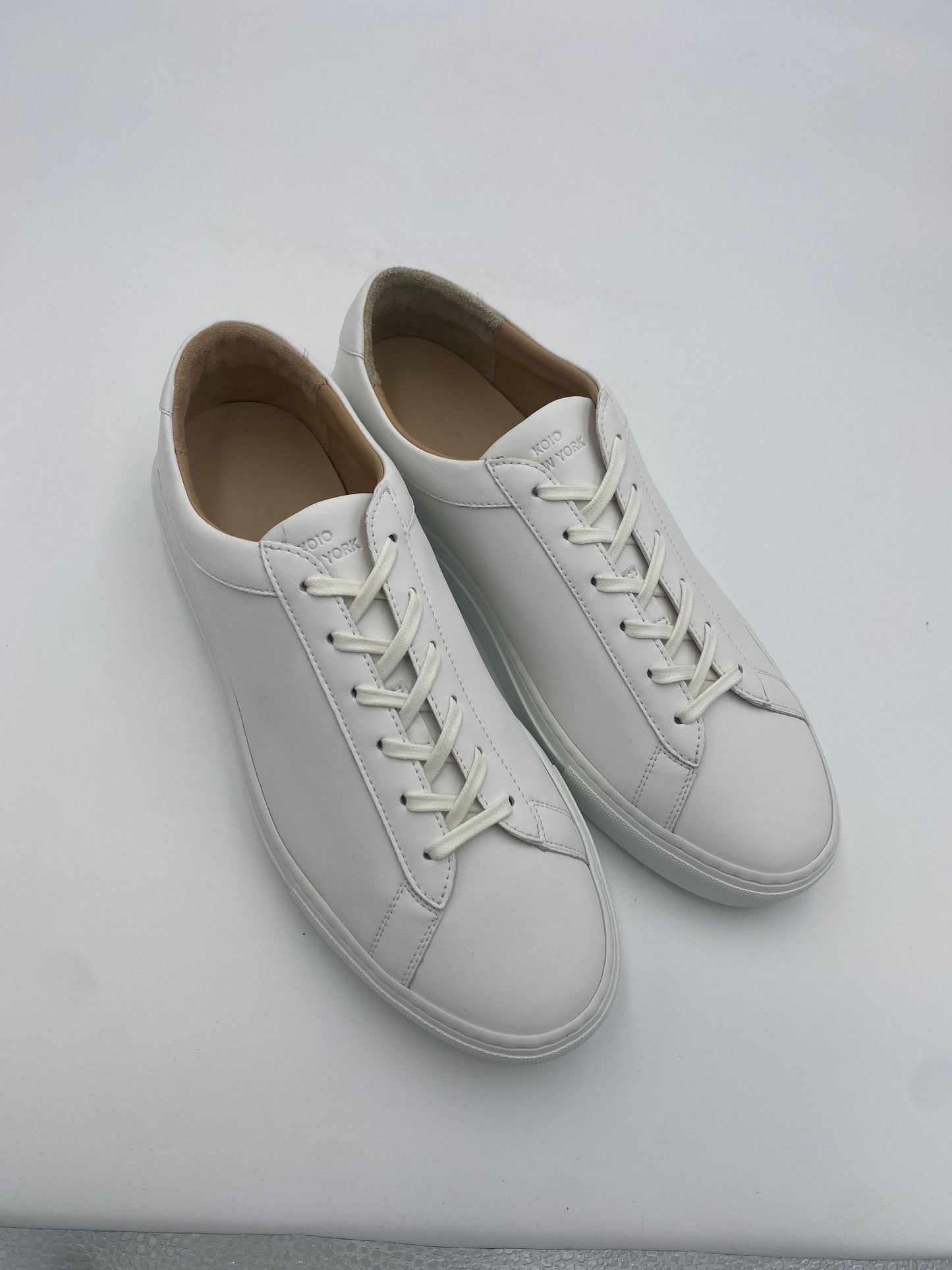 Koio Sneakers “Capri” Triple White man - pelle bianca - Koio