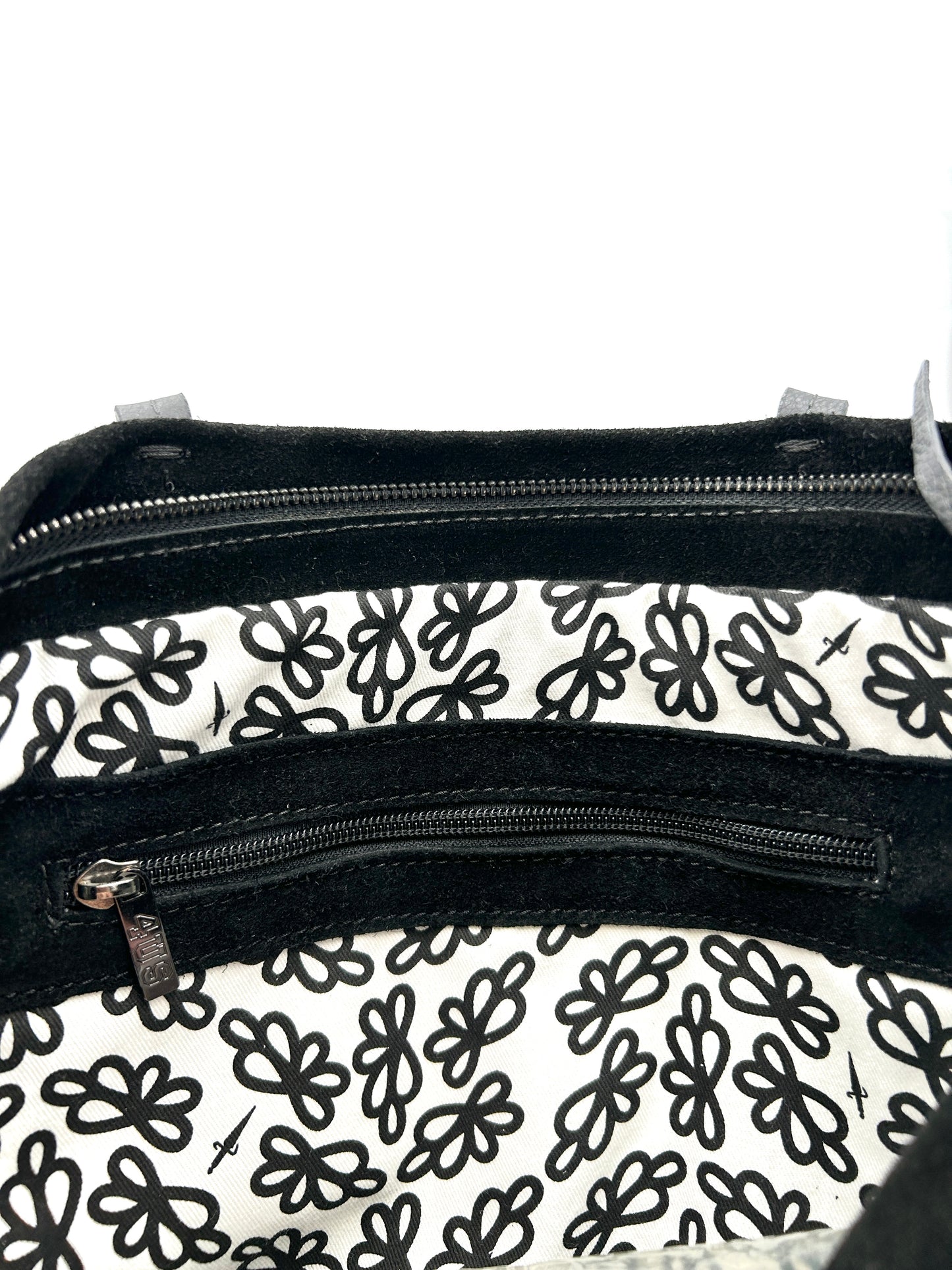 Cesare Paciotti 4us Borsa grande in camoscio chiusura zip - nero - Cesare Paciotti