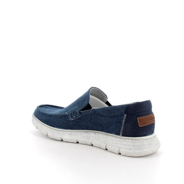 Igi&co Sneaker slip-on mocassino casual Canvas - Blu jeans (memory foam) - Igi&co