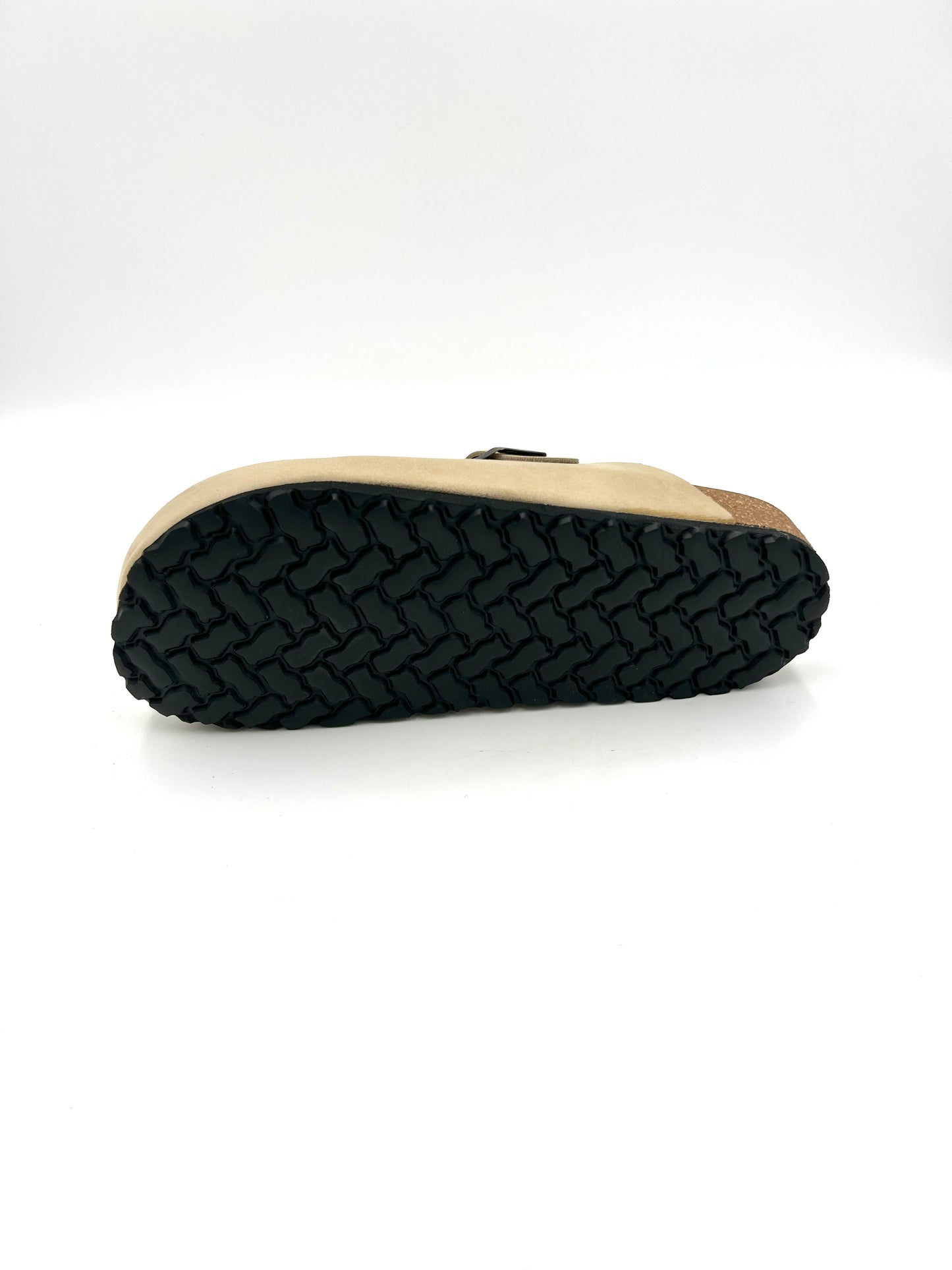 Made in italy Sandalo Sabot modello Boston in vera pelle - beige - easy walk