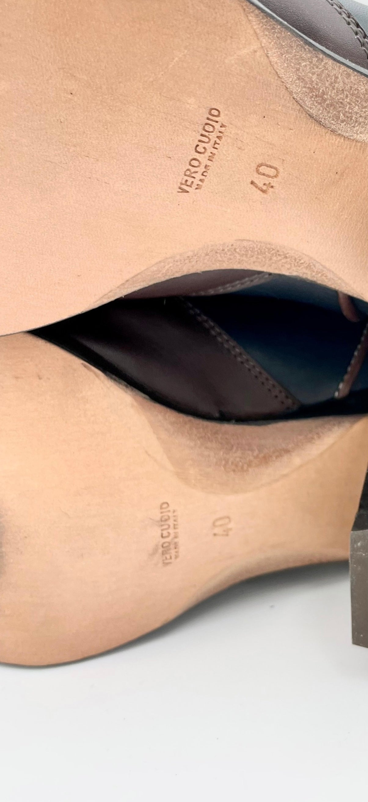 Entourage Made in italy Texano in vera pelle - bianco marrone blu - Made in Italy