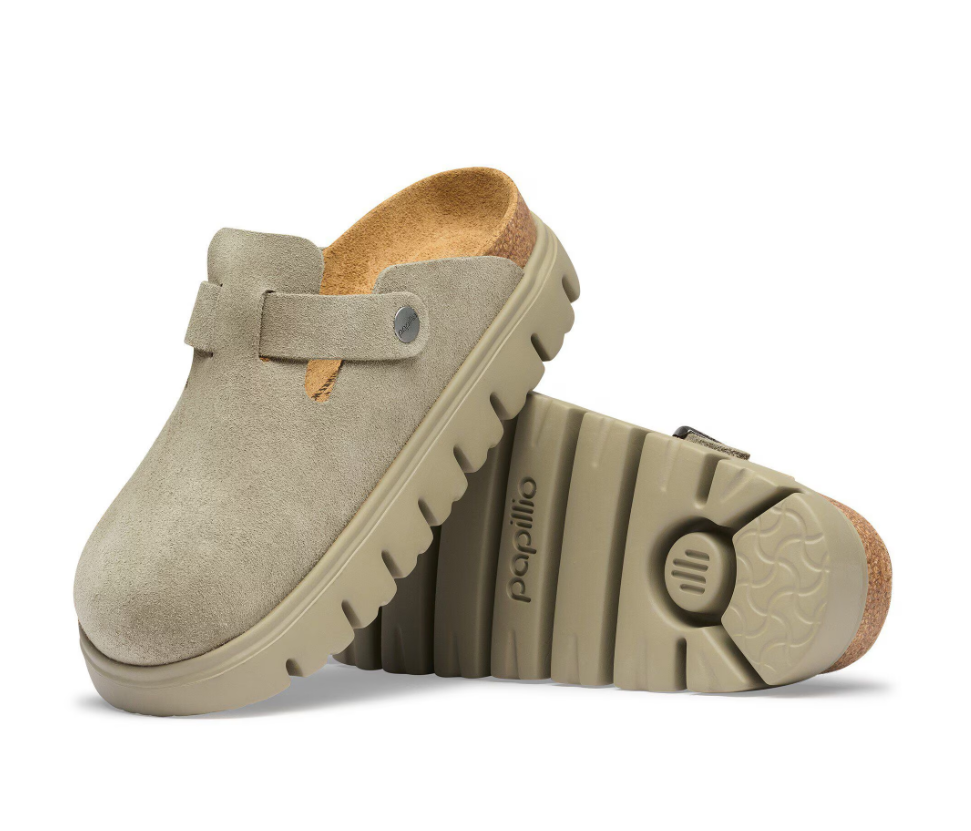 Papillio by Birkenstock Boston PAP Chunky, taupe /Narrow fit - Birkenstock