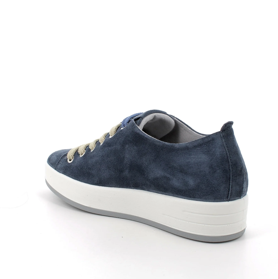 Igi&co Sneaker con zeppa donna - blu