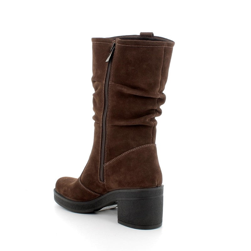 Igi&co Stivale morbida pelle chiusura zip e tacco - marrone castagno - Igi&co