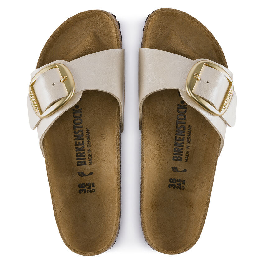 Birkenstock Madrid Big Buckle Graceful Pearl White - Birkenstock