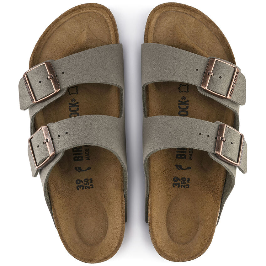 Birkenstock Arizona Birko-Flor Nubuck Stone - Birkenstock
