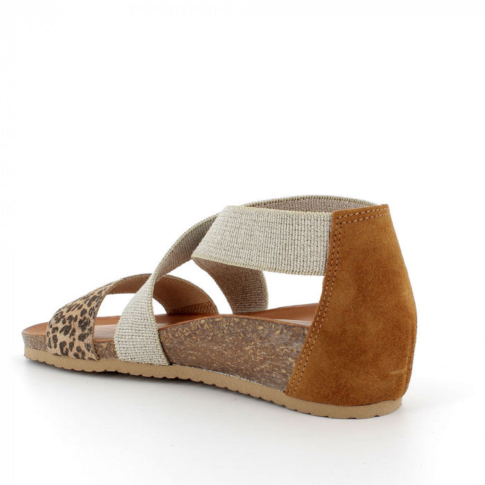 Igi&co Sandalo con zeppa a fasce leo (sottopiede memory foam) - Igi&co