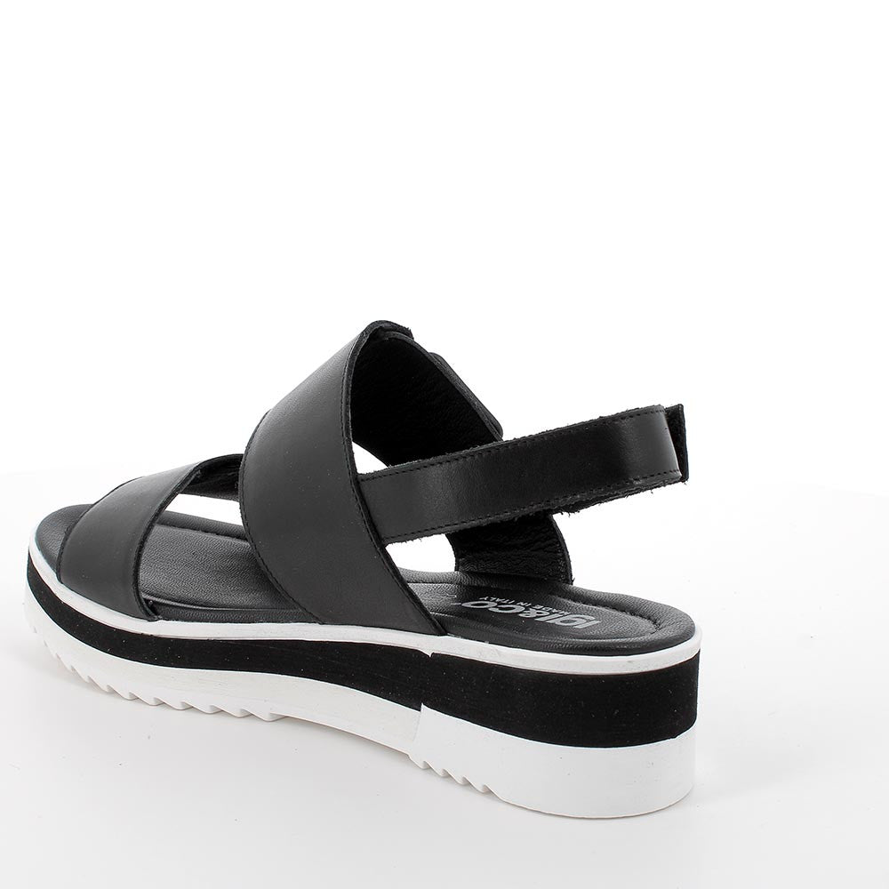 Igi&co Sandalo con fasce in pelle - nero - Igi&co