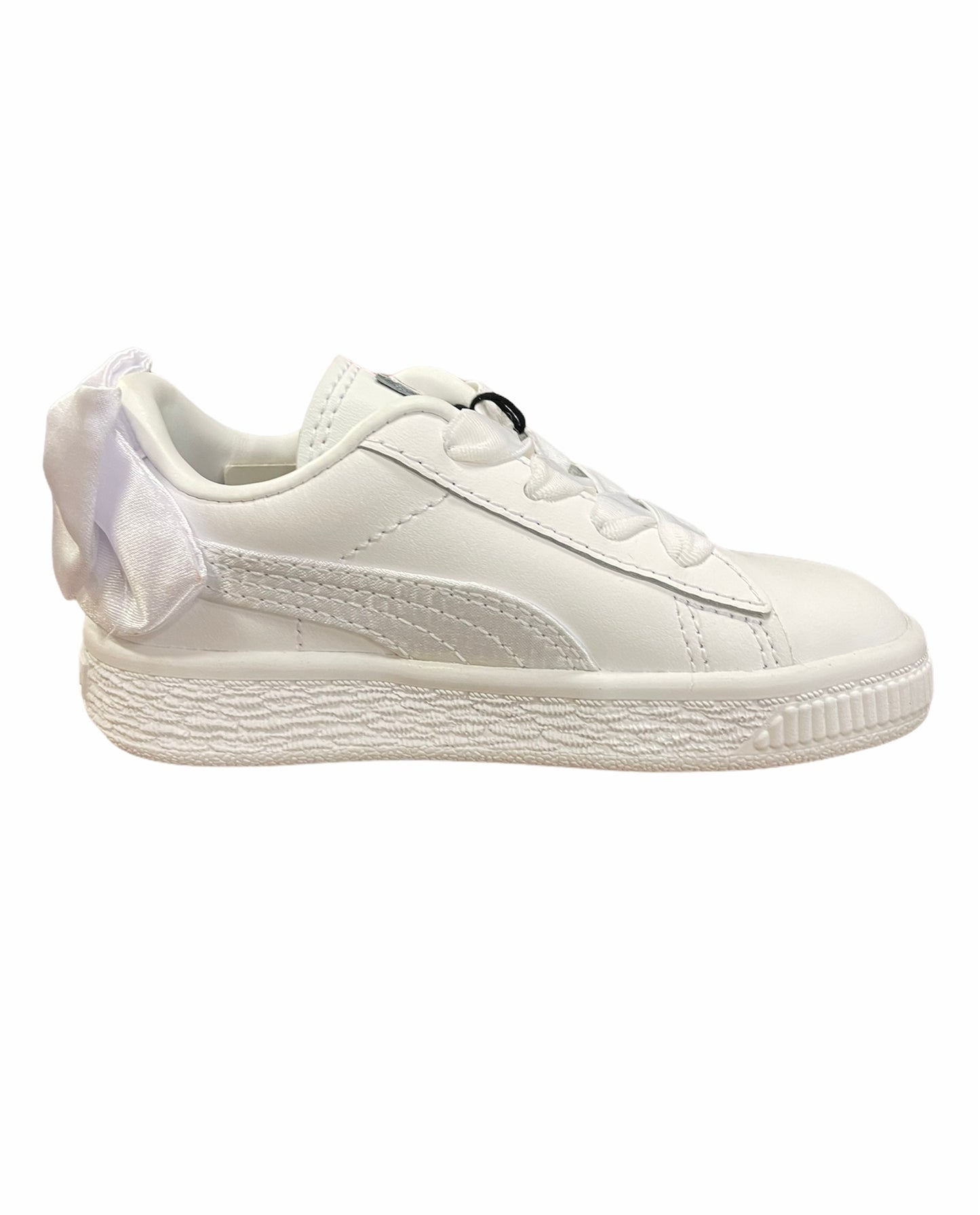 Puma white basket bow AC PS kids - Puma