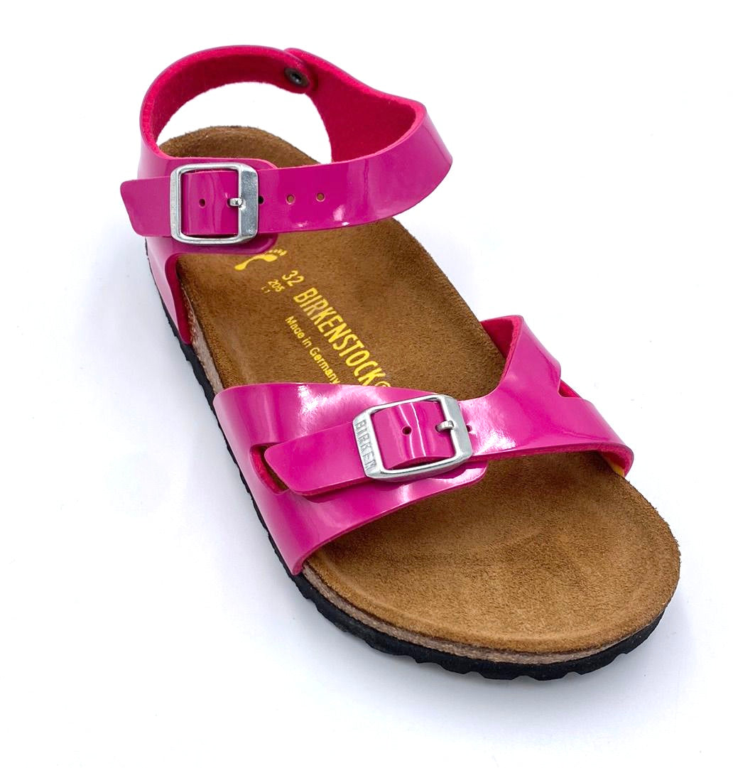 Birkenstock kids Rio patent fuchsia - Birkenstock