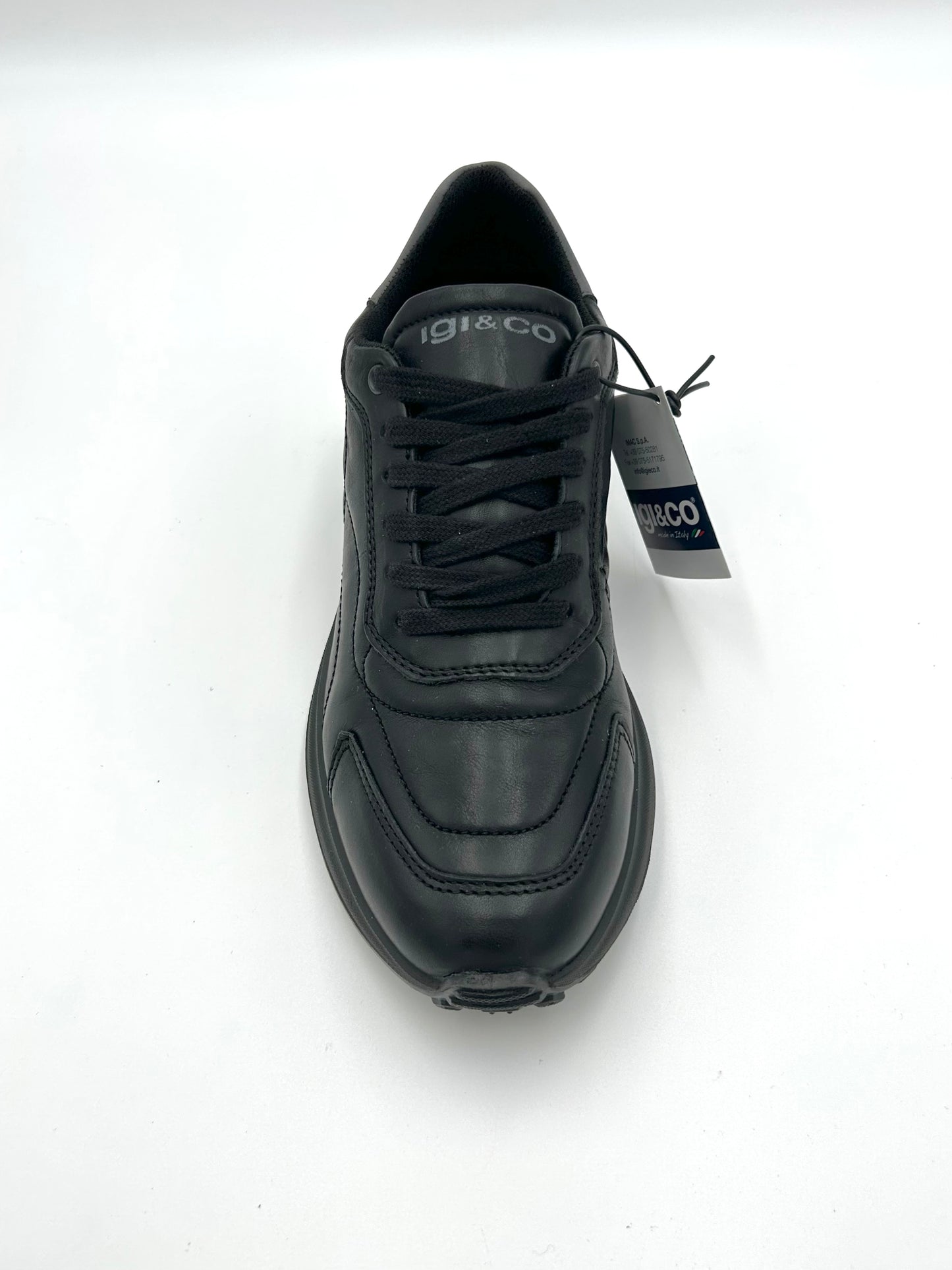 Igi&co Sneakers in pelle total black - nero - Igi&co