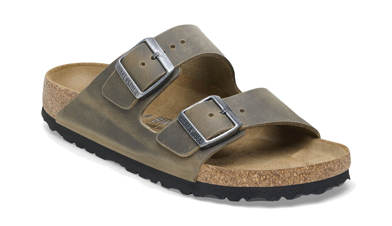 Birkenstock Arizona Oiled Leather Faded khaki - Birkenstock