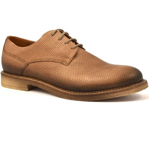 Igi&co Stringata scarpa elegante uomo in vera pelle microforata - beige - Igi&co