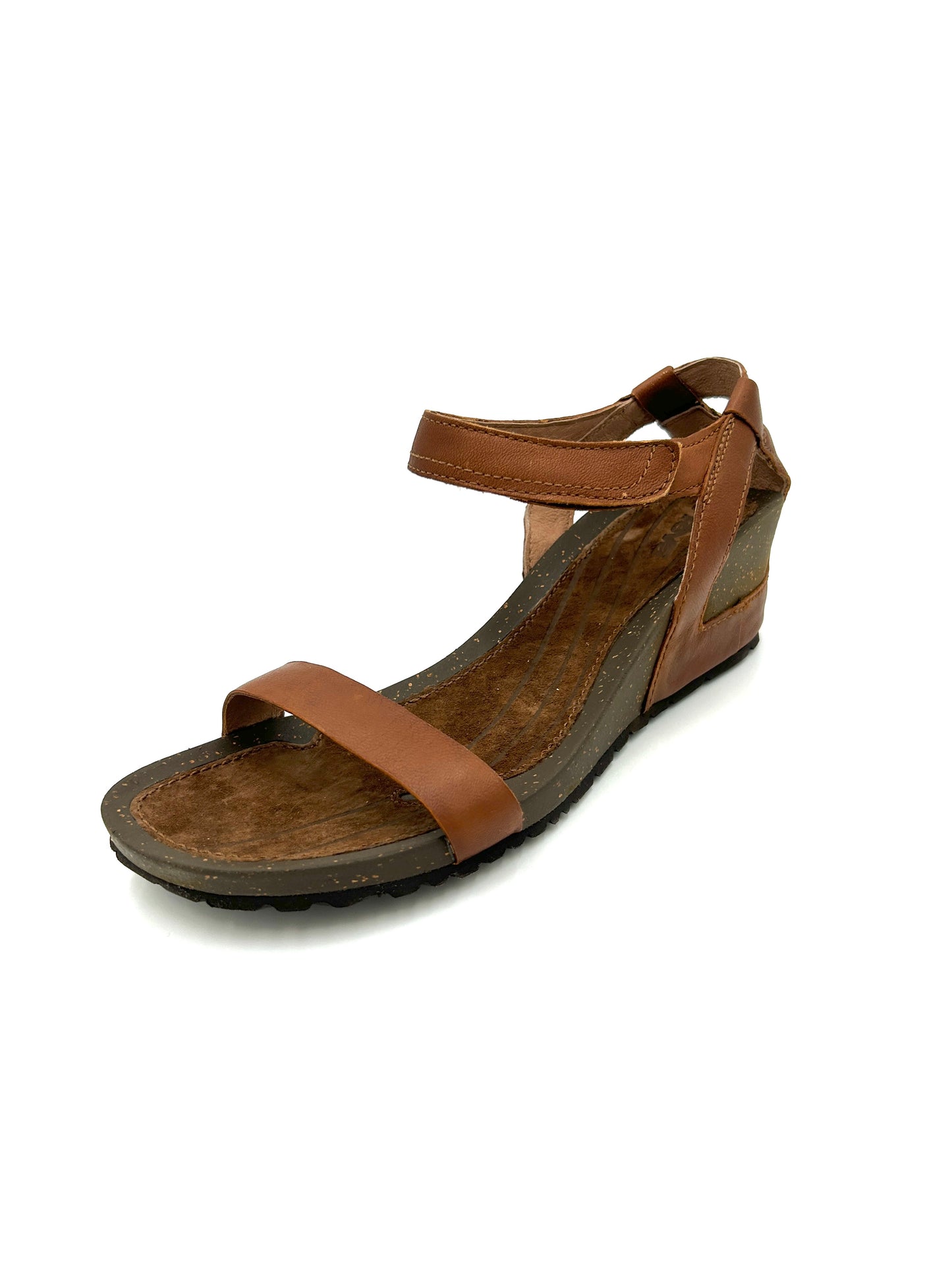 Teva Sandalo Cabrillo wedge in pelle con zeppa e cinturini regolabili - marrone - Teva