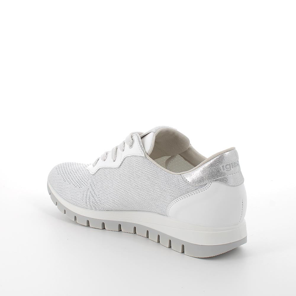 Igi&co Sneakers tessuto - glitter bianca - Igi&co