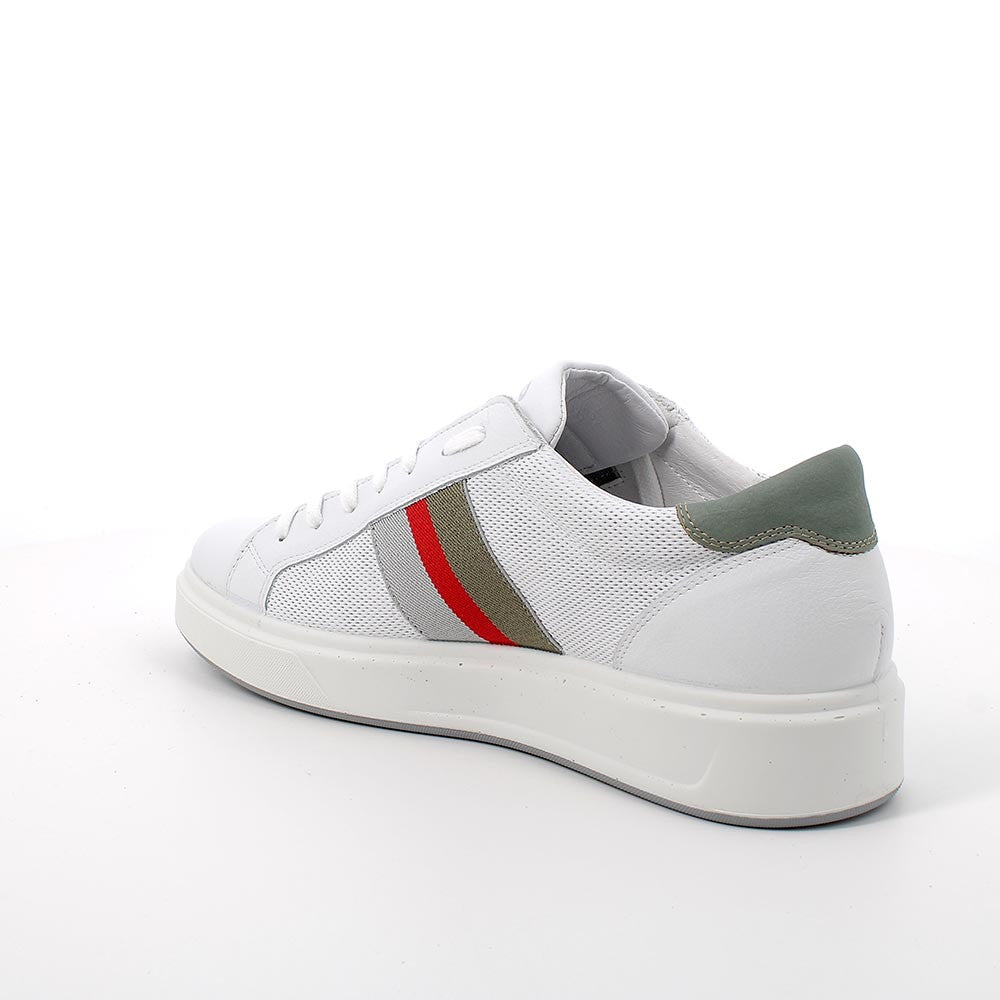 Igi&co Sneakers in vera pelle - bianco verde rosso - Igi&co
