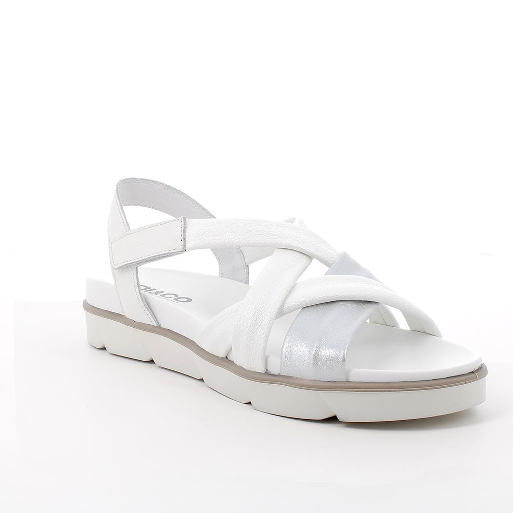 Igi&co Sandali donna con fascette chiusura regolabile - bianco - Igi&co