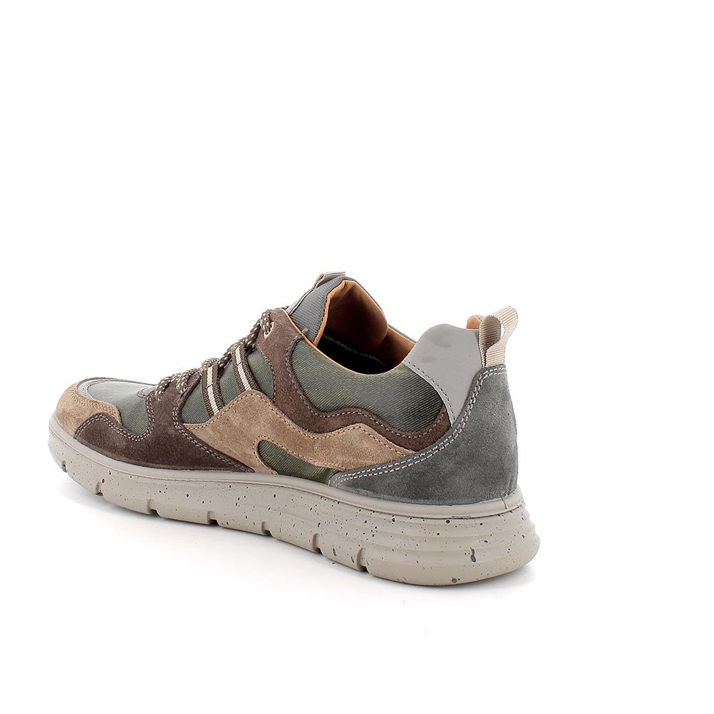 Igi&co Sneakers da uomo verde beige e marrone (memory foam) - Igi&co