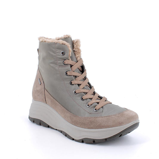 Igi&co Scarponcini gore-tex chiusura zip e lacci - beige - Igi&co