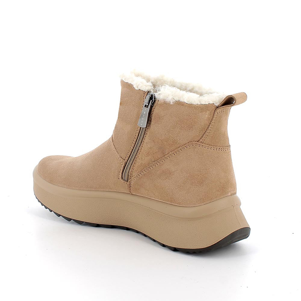 Igi&co Stivaletti con chiusura zip in vera pelle - marrone - Igi&co