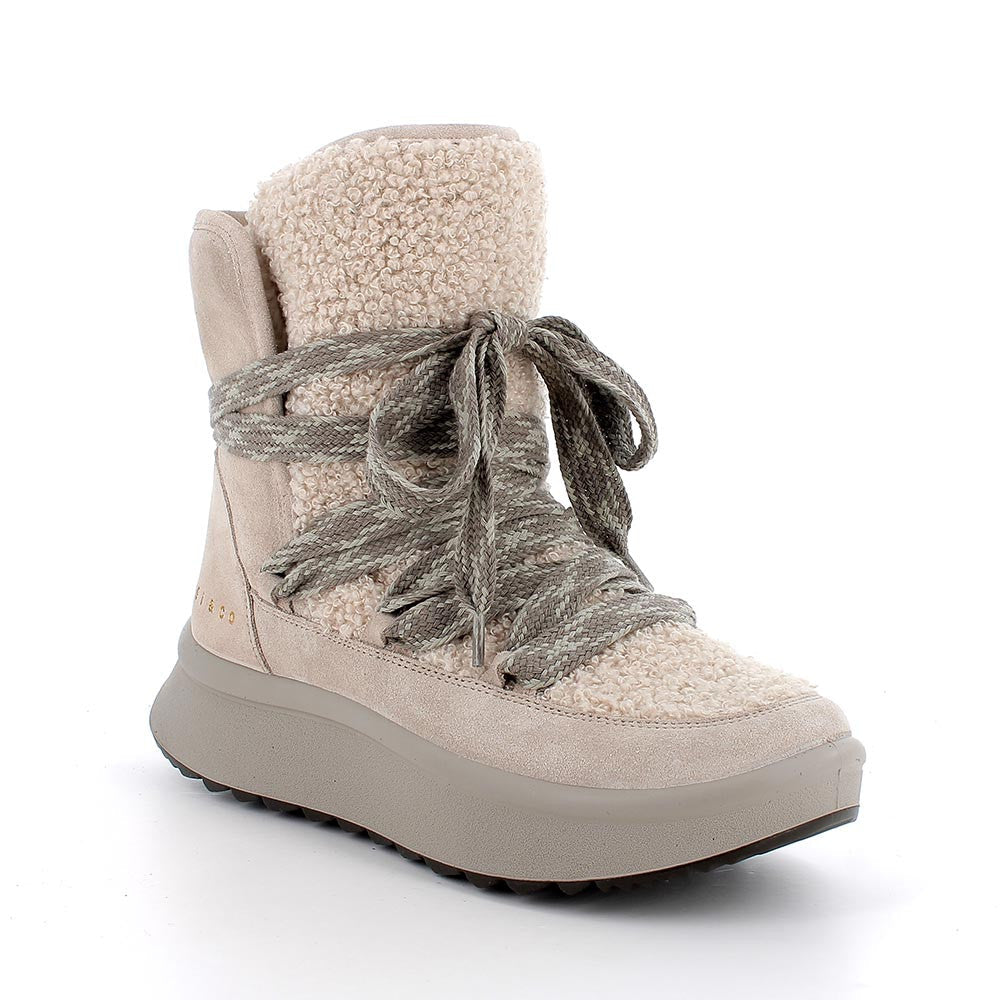 Igi&co Stivaletti caldi da donna scamosciato e lana - beige - Igi&co