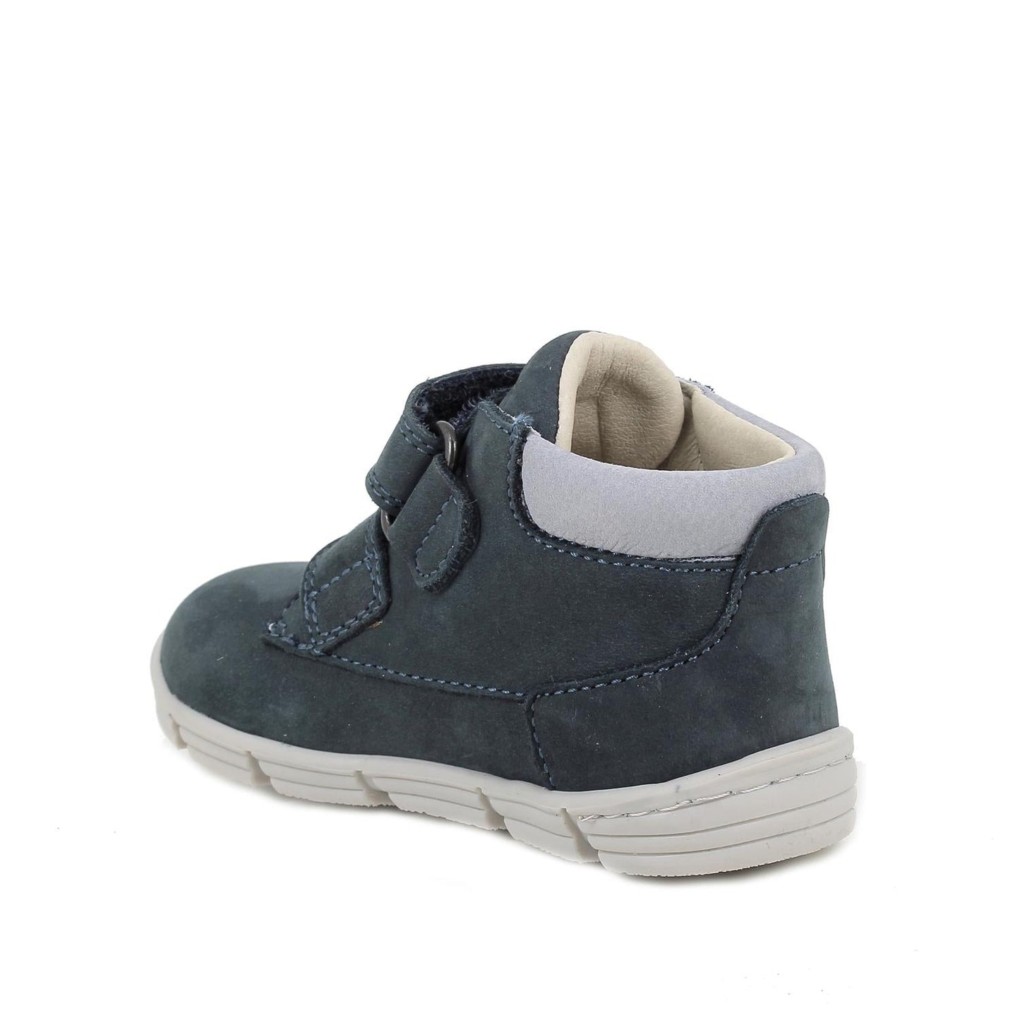 Primigi Scarpa primi passi in vera pelle blu - chiusura a strappo - Primigi