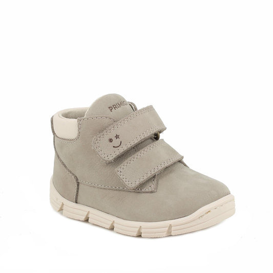Primigi Scarpa primi passi in vera pelle beige - chiusura a strappo - Primigi