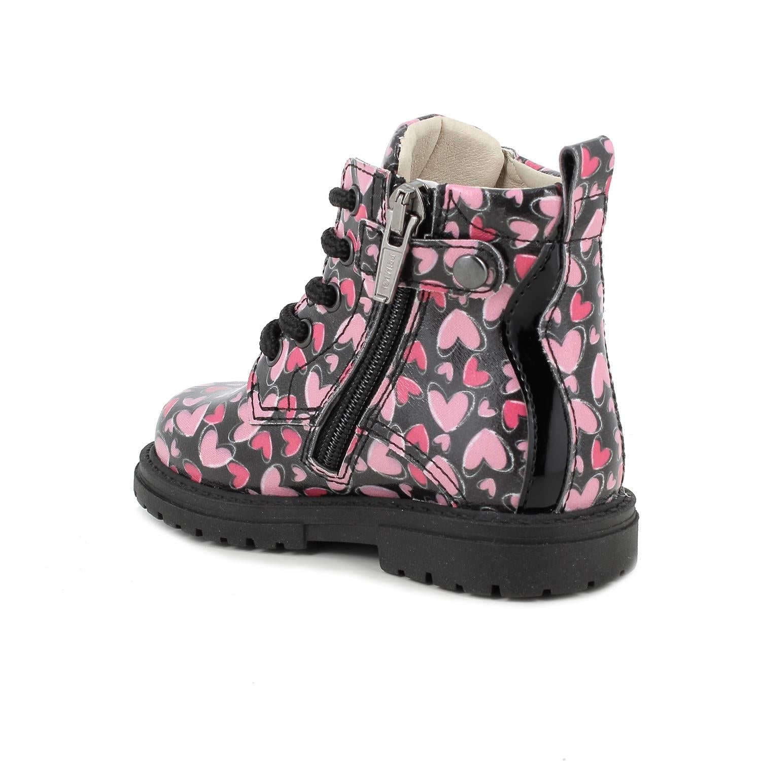 Primigi Anfibio stivaletto da bambina cuori - chiusura zip - Primigi