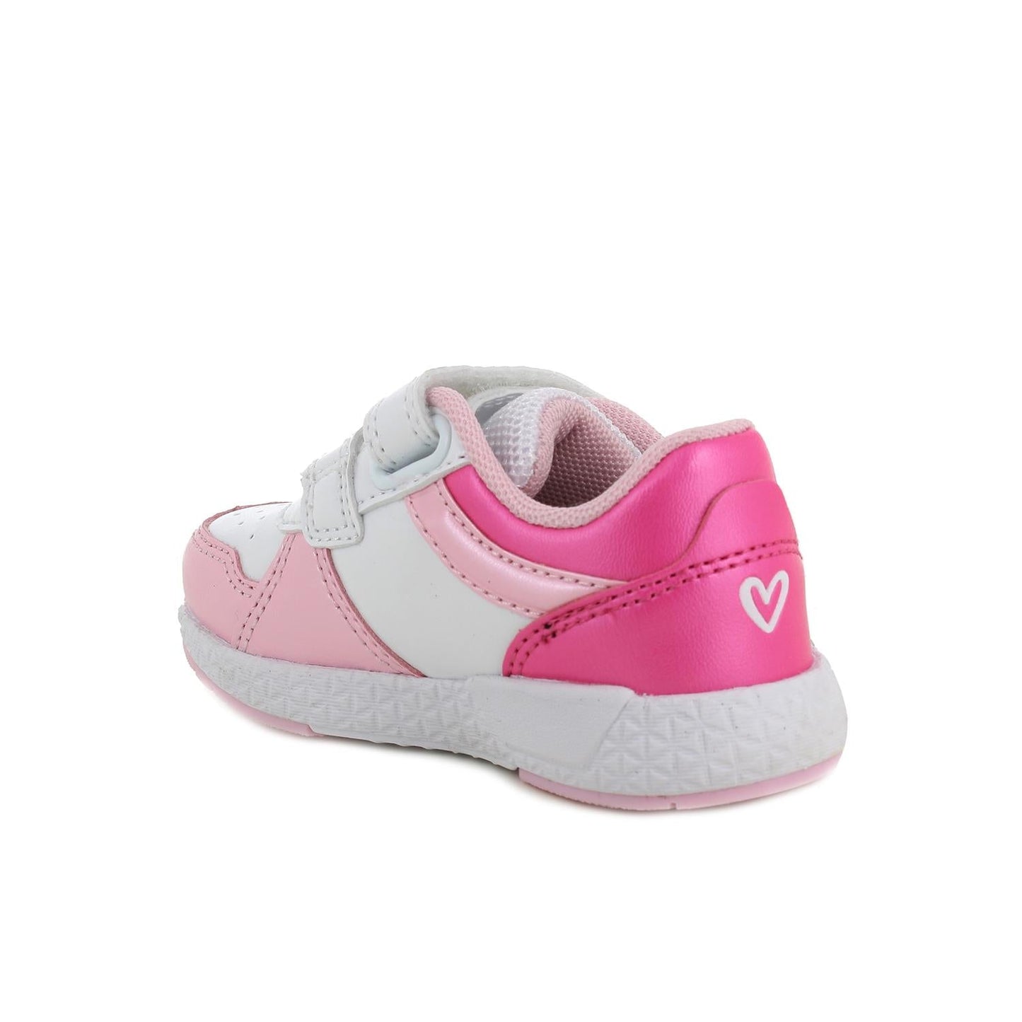 Primigi Sneakers chiusura a strappo - bianco grigio rosa - Primigi