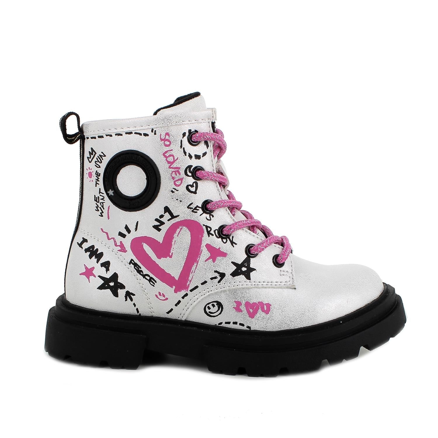 Primigi Anfibio da bambina argento con zip - Primigi