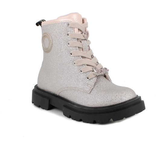 Primigi Stivaletto da bambina chiusura lacci e zip - glitter - Primigi
