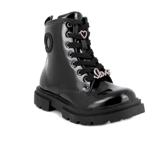 Primigi Stivaletto da bambina chiusura lacci e zip - nero - Primigi