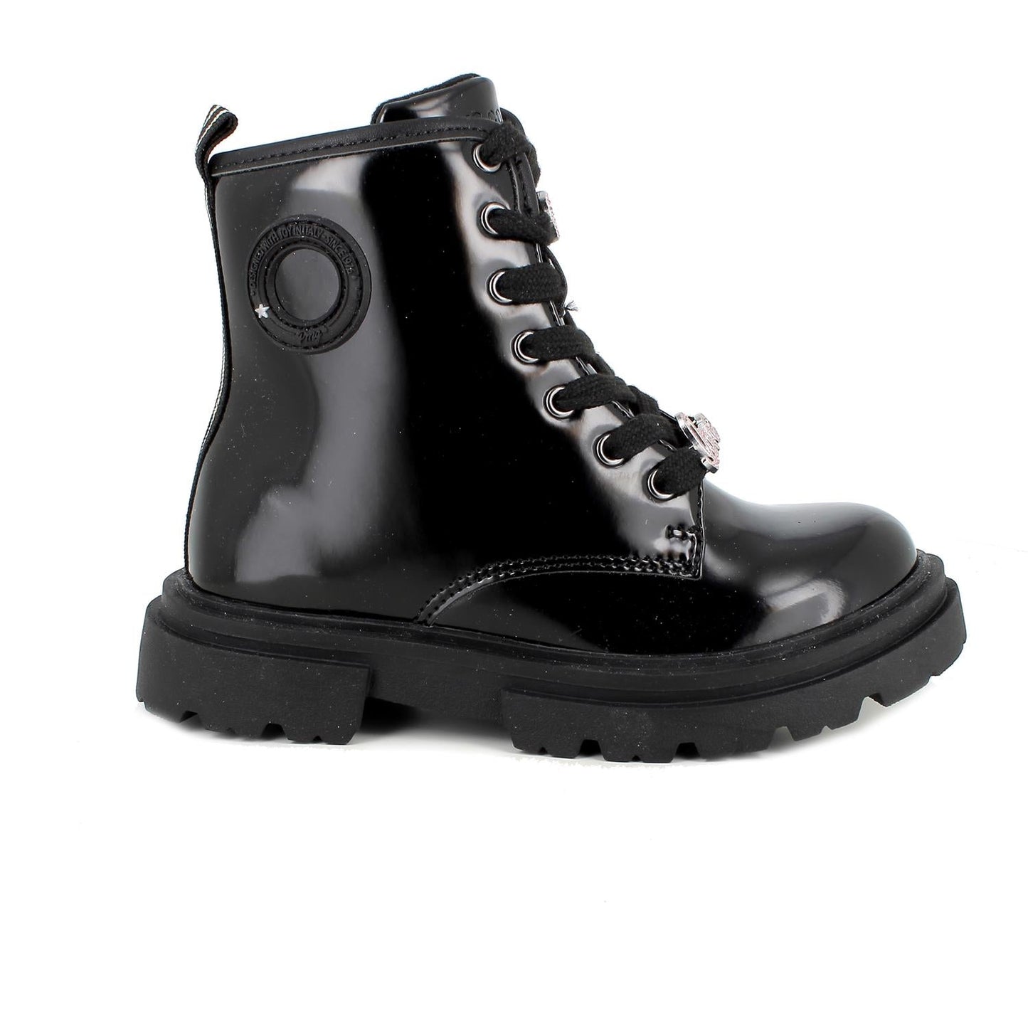 Primigi Stivaletto da bambina chiusura lacci e zip - nero - Primigi