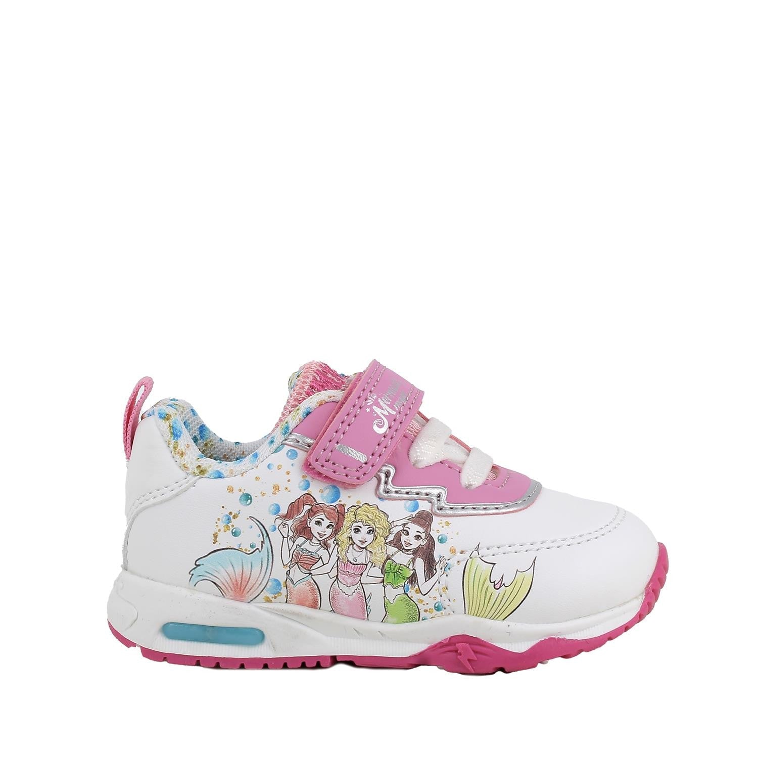 Primigi Sneakers bianca Mermaid magic - chiusura strappo - Primigi